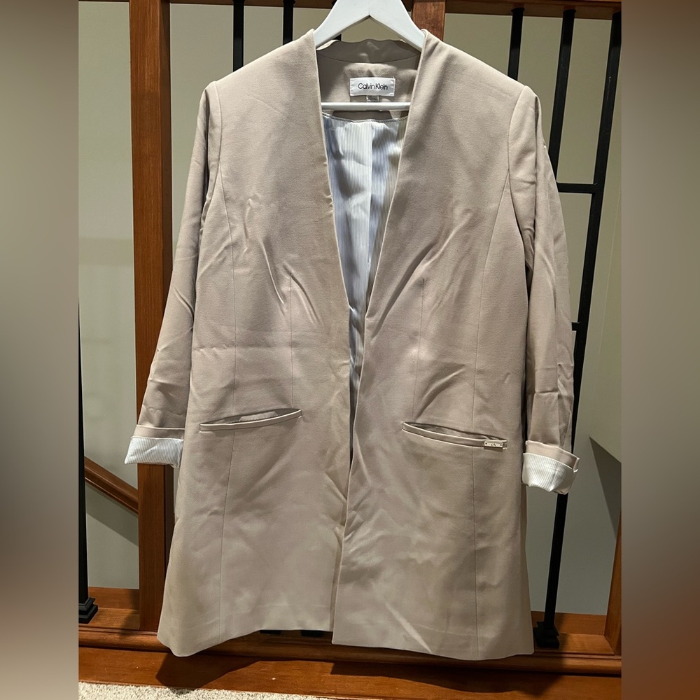 Calvin Klein Blush Oversized Blazer